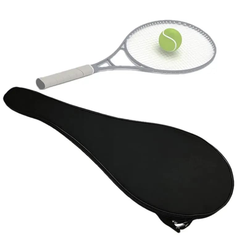 Borse per racchette da tennis in tessuto Oxford Copri borsa sportiva leggera a spalla singola quotidiana Borsa da tennis leggera Racchetta da campo portatile