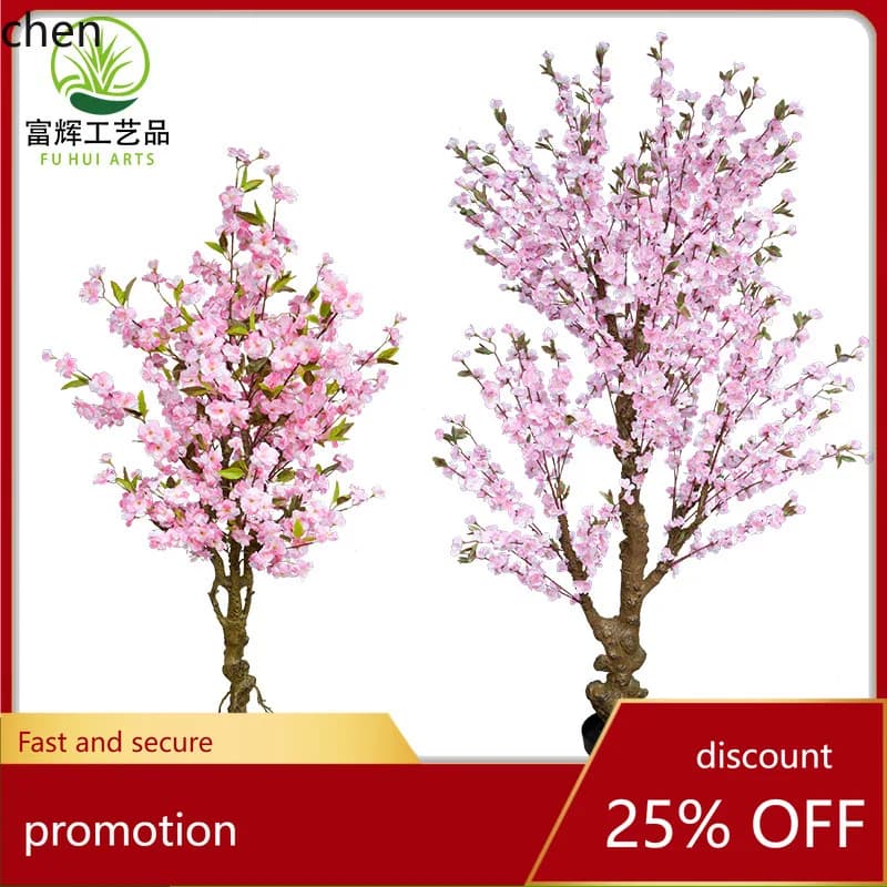 HT Tree of Artificial Cherry blossoms Tree of peach blossoms Landscapes Indoor weddings Fake plants Wholesale landscape