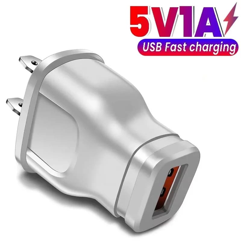 5V 1A USB Charger Port Power Supply Charger US/EU Plug Power Adapter Wall Travel Charger Adapter For iPhone Huawei Xiaomi Phone