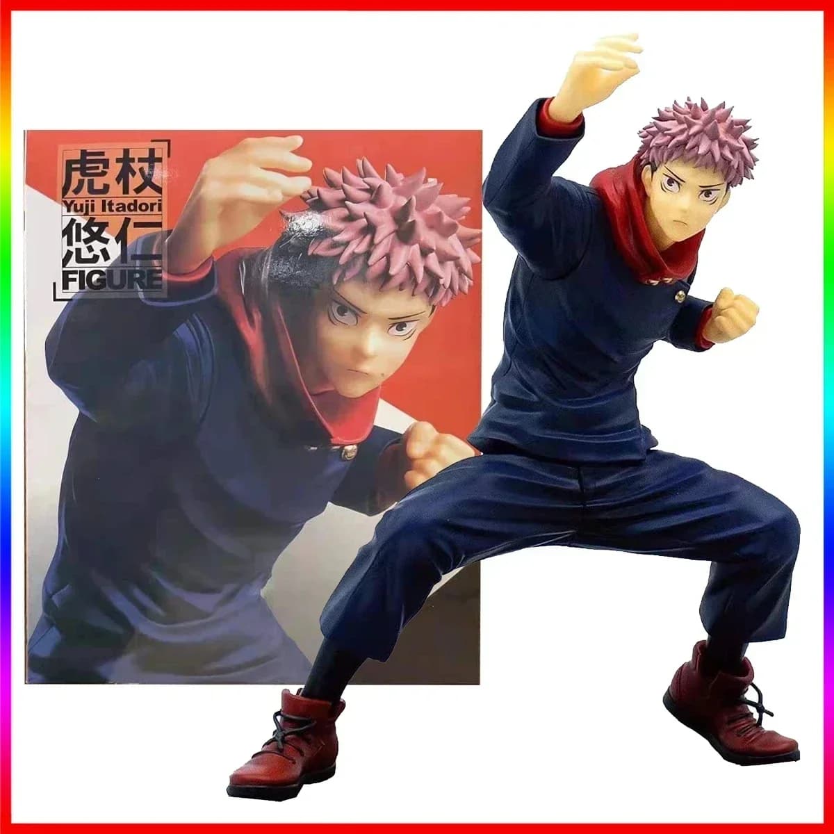 Action Figure Jujutsu Kaisen 16CM Itadori Yuji Gojo Satoru Modello in Forma da Combattimento PVC Statuetta Statica Giocattoli da Collezione Anime per Bambini