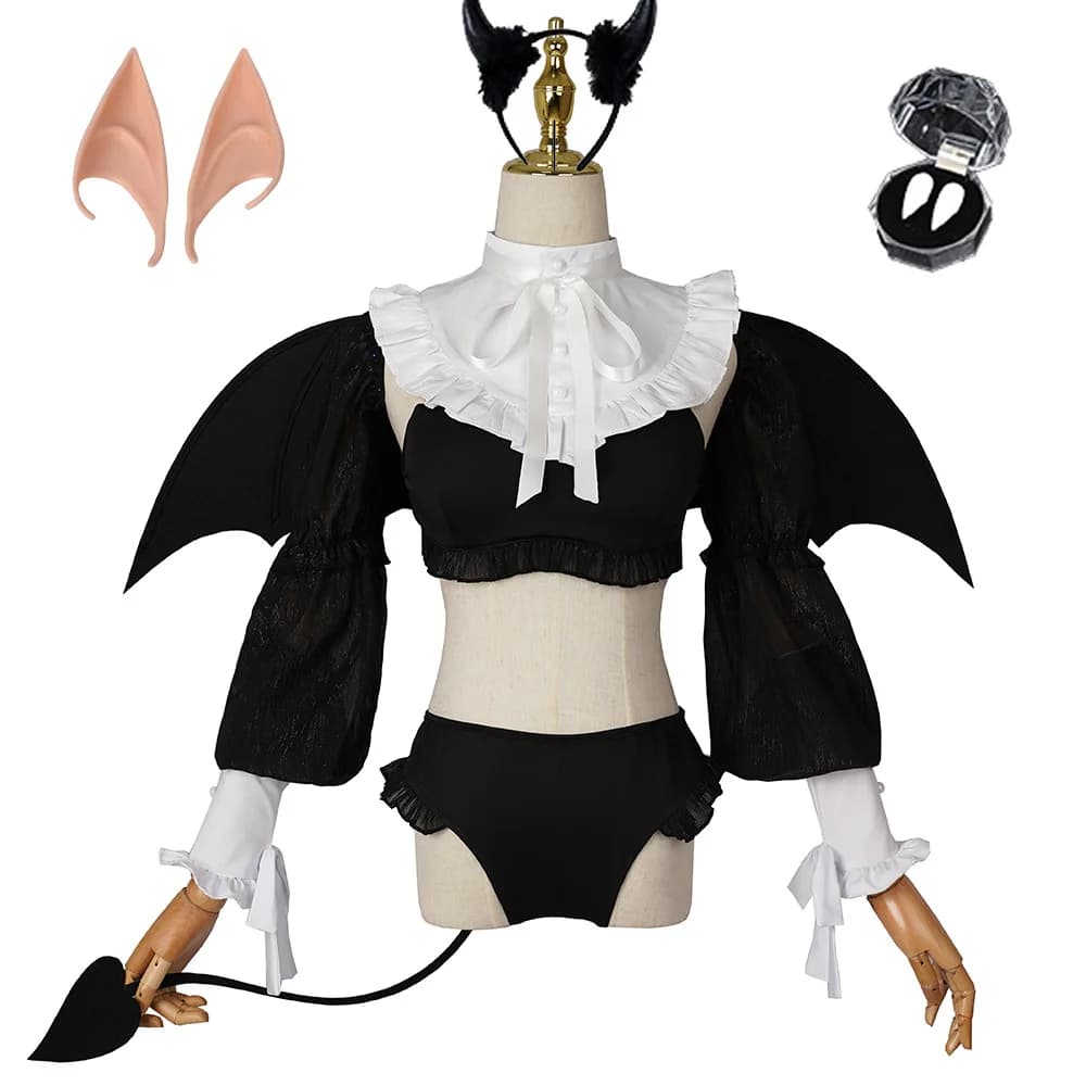 Anime My Dress-Up Darling Kitagawa Marin Costumi Cosplay Piccolo diavolo femminile ‌ Rizukyun ‌ ‌ Liz ‌ Cos Abiti Set completo Halloween