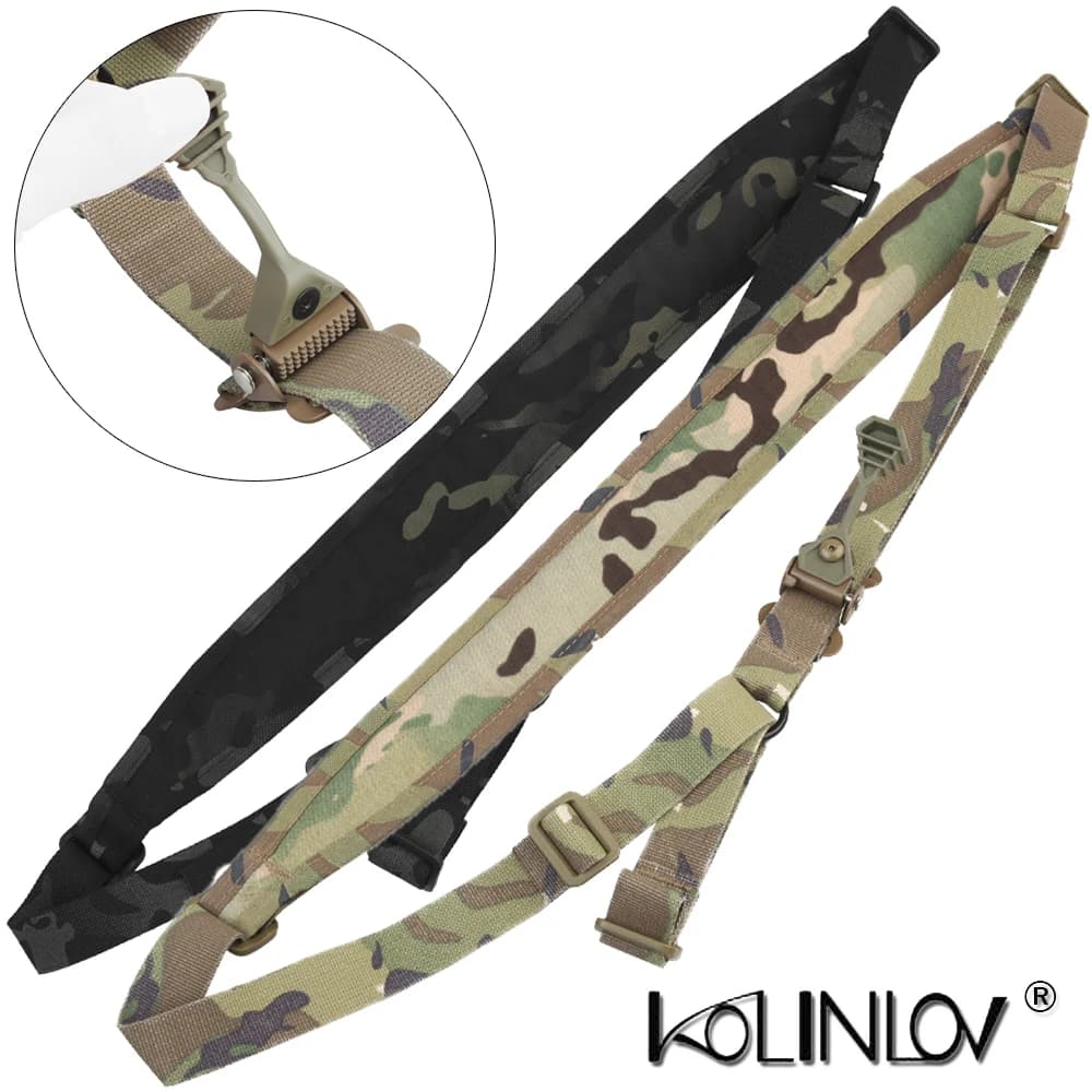 Single-point Iron Tactical Slinging With Fast Fixed Ring Strap Militar Adjustable Softair String Hunting Gun