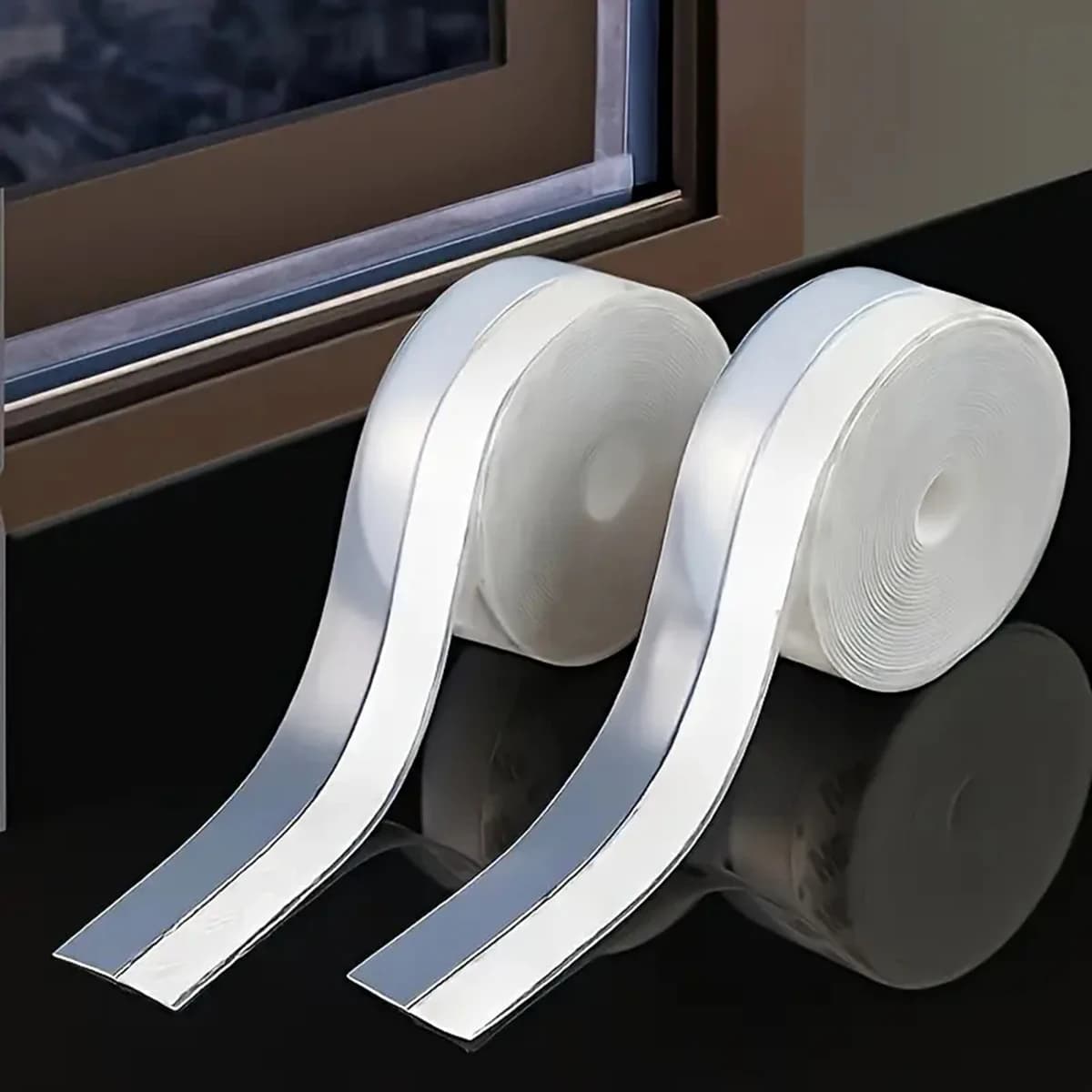 1pc Door Bottom Seal Strip Weather Window Rubber Seal Weatherstrip Windproof Dust Self Adhesive Door Windshield Sealing Tape