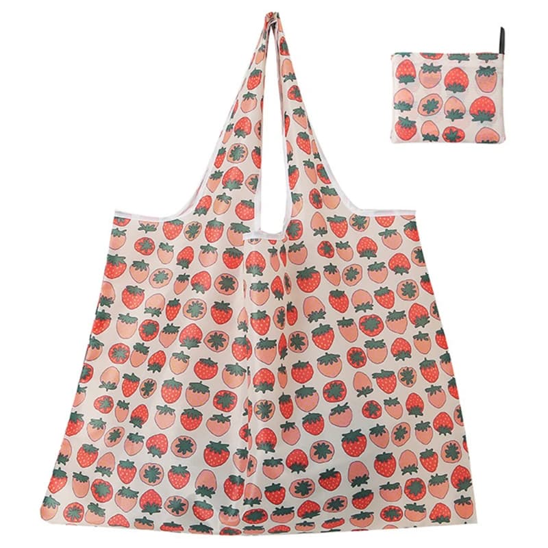 Borse da donna alla moda con stampa floreale, borsa pieghevole ecologica per la spesa, borsa tote, borsa riutilizzabile per la conservazione degli alimenti, organizer, borse per la spesa