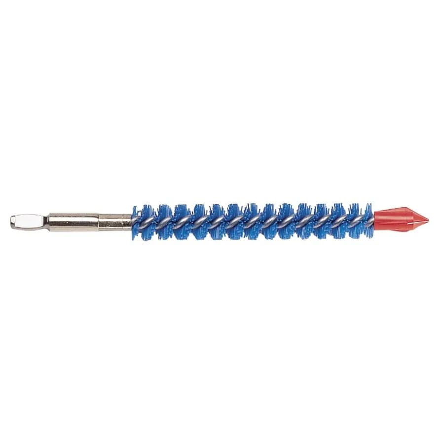 Spazzola per Pulizia Tubi in Nylon Blu 5/8 con Attacco Rapido, Confezione da 25 per Uso Industriale, Setole in Nylon Resistenti, Colore Blu