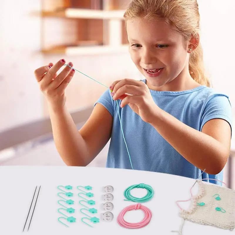 Stitches Stopper Set Knitting Stitches Holder Kit Multi-Purpose Art Crafting Tool For Scrapbooking Clothing Crocheting Crafts