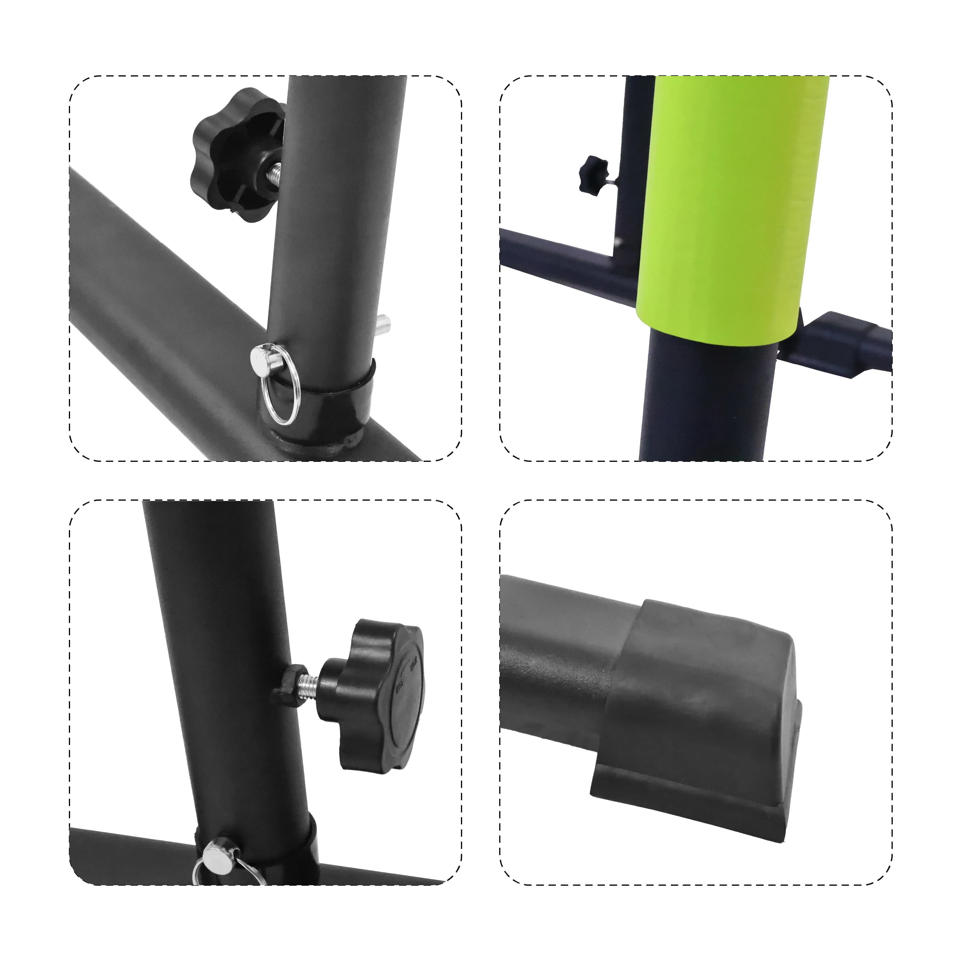 Adjustable Portable Fitness Bar for Interior of Anti-slip Steel Resistant, Traction Bar and Dip, Horizontal Bars for Home