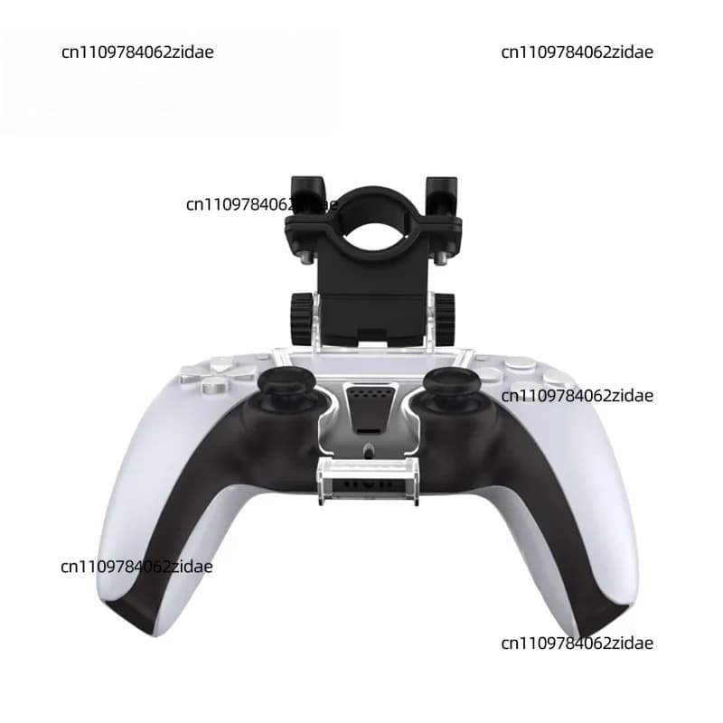 For Hookah Pipe Clip & Phone Mount Bracket for PS5 DualSense Controller Adjustable Android Smartphone Game Accessory