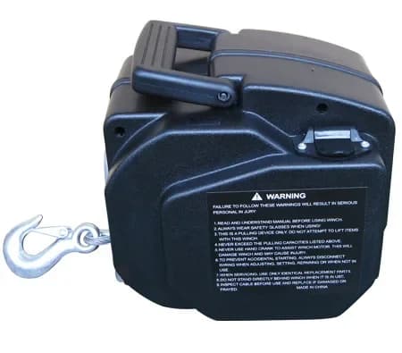 2019 Nuovo stile portatile 12V/24V Mini verricello di ancoraggio per barche elettriche 3000 libbre con fune metallica in acciaio per barche veloci