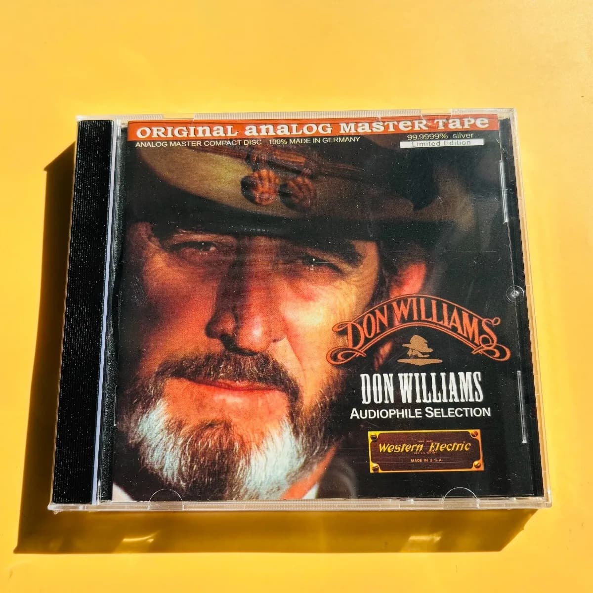 CD di musica country classica di Don Williams, collezione vocale dal baritono morbido per appassionati di country music e audiolibri per audiophili