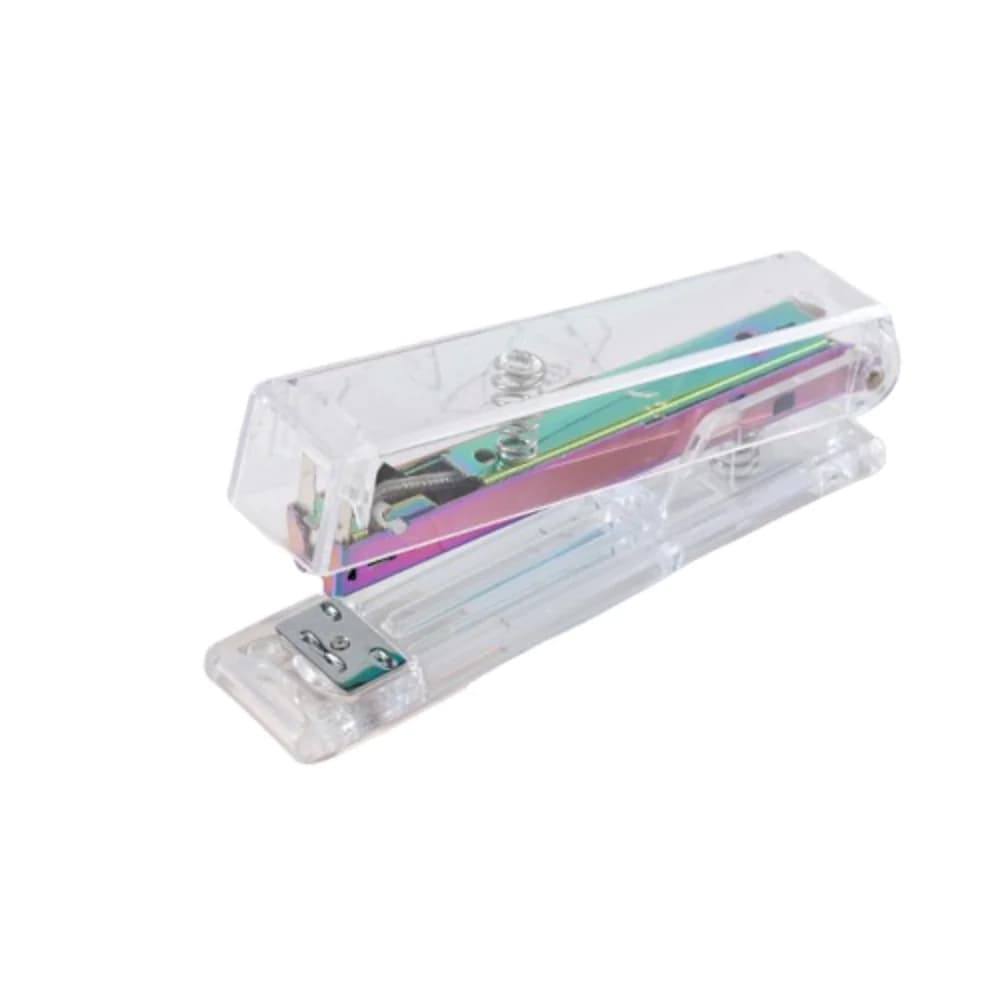 Cucitrice manuale trasparente Strumento per rilegatura Cucitrice per carta leggera Macchine portatili per rilegatura di libri in oro rosa