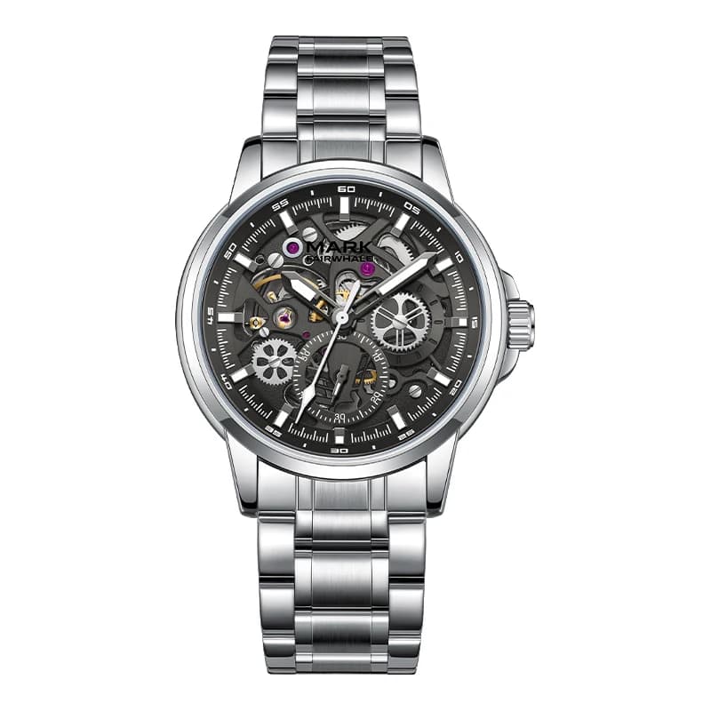MARK FAIRWHALE New Men Mechanical Watch Business Leisure Hollowed out High end Man Mechanical Wrist Watches