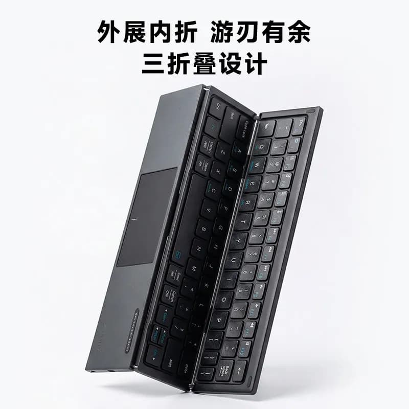 Tastiera pieghevole SANWA Wireless Bluetooth 3 con touchpad, leggera e portatile, universale per iPad, tablet, cellulare e computer