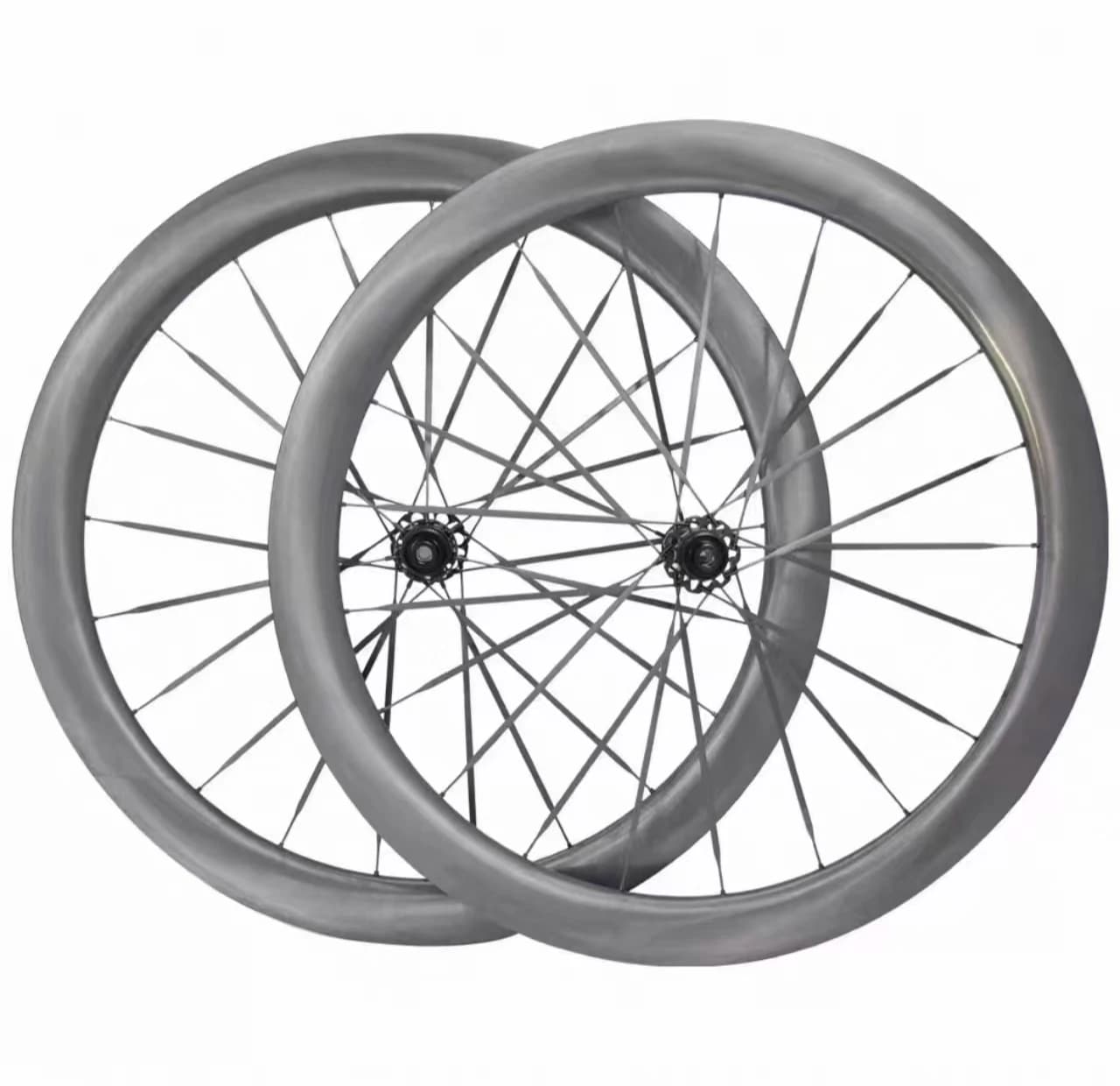 Assemblaggio Ruote in Fibra di Carbonio Personalizzate 700c per Veicoli Stradali 45MM/50MM/60MM