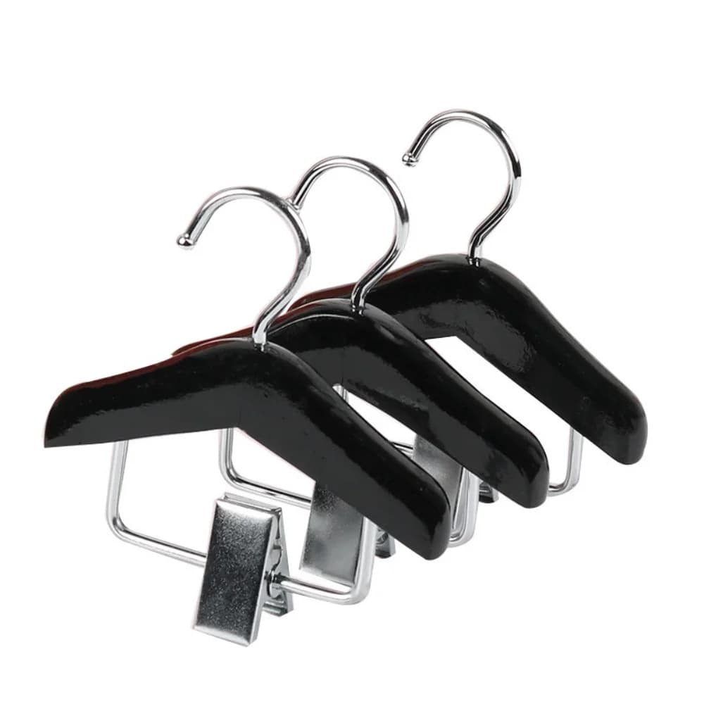 Compact premium wooden hanger, mini clothes hanger, pet clothes hook, clothes hanger without splinters for exhibition in boutique and wardrobe
