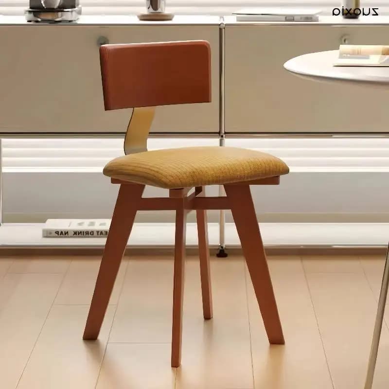 Sedie da pranzo con schienale elegante Sedia da pranzo da gioco per conferenze impermeabile elegante Accento Vanity Sedie Sala Da Pranzo Furniture