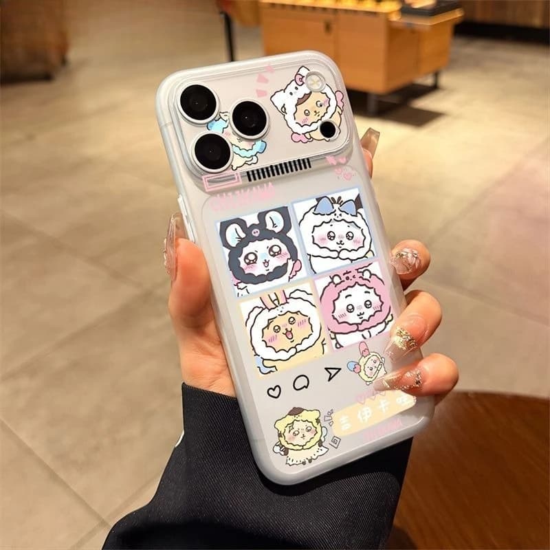 Chiikawa Ultra Thin Protective Case For iPhone 17 16 Pro Max 15 Apple Tablet Cover Shockproof Anime Print Phone & Tablet Shell