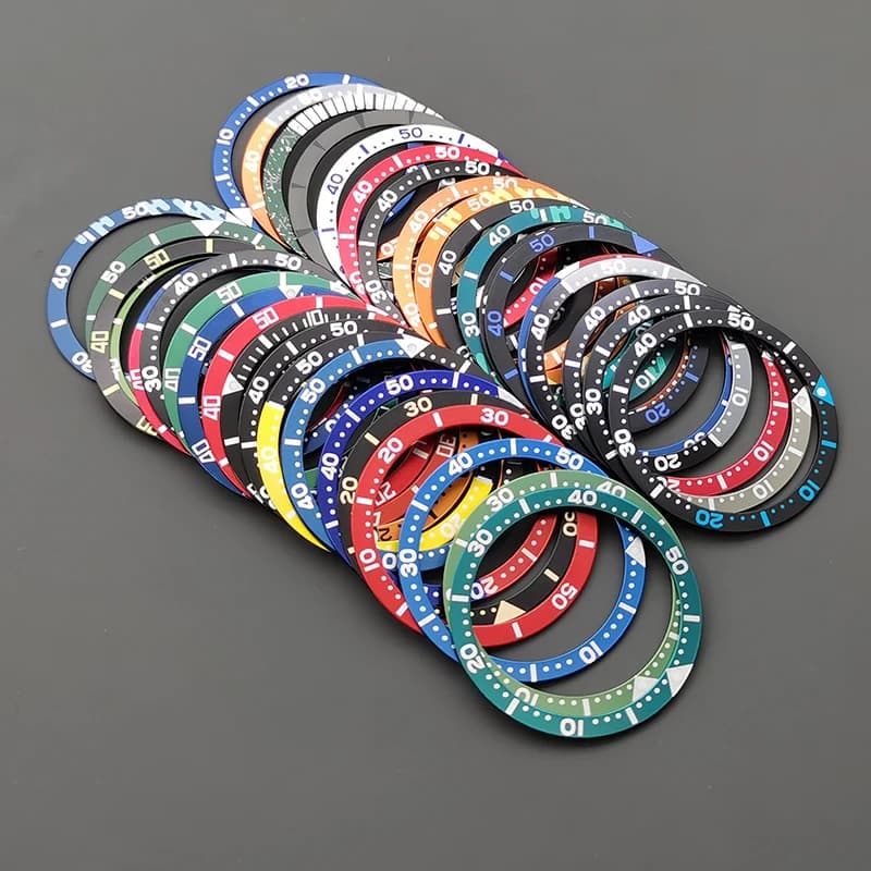 38mm*31.6mm Aluminium Watch Insert, SKX007 SKX009 SRPD Watch Case, NH36 NH35 Movement, Part for Men's Watch