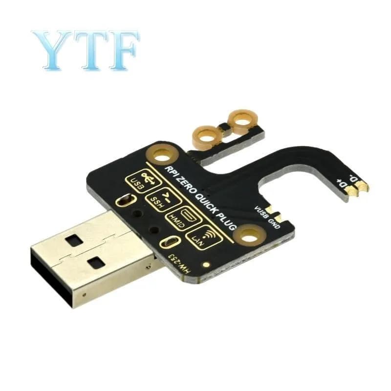 USB adapter board expansion from Micro USB A Type A to Raspberry Pi Zero W