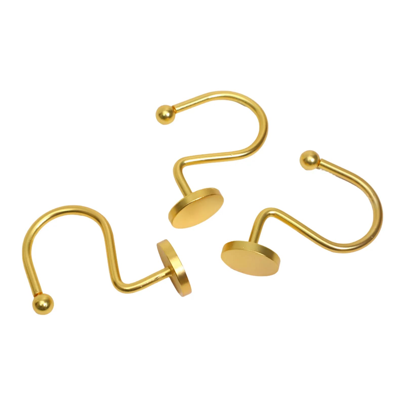 Anelli decorativi per doccia, ganci antiruggine, decorazioni per il bagno, organizzazione domestica, ganci resistenti, struttura ad alta resistenza