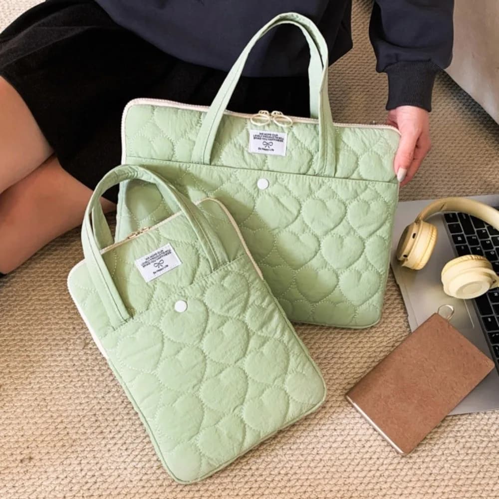 Custodia per laptop Custodia per laptop stile maniglia Borsa per computer semplice portatile Borse per laptop leggere e dolci Donna/ragazza