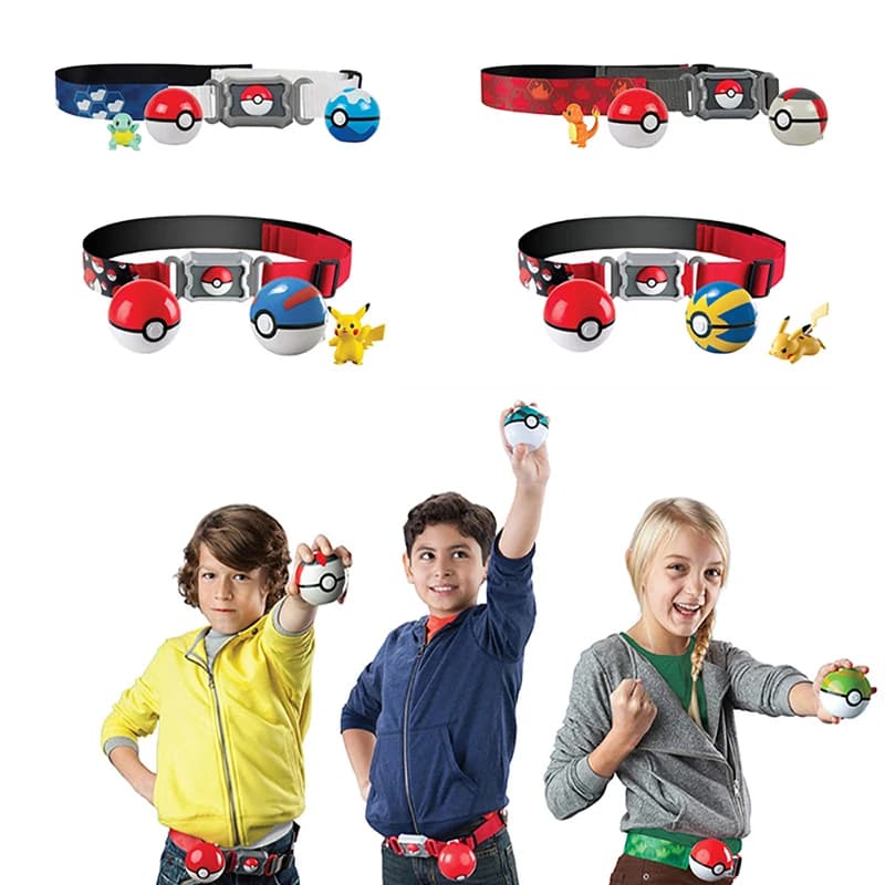 Pokemon Cintura Palla Giocattoli Kawaii Pet Elfo Pikachu Squirtle Bulbasaur Cosplay Battaglia Gioco Competitivo Tasca Mostro Tasca Palla