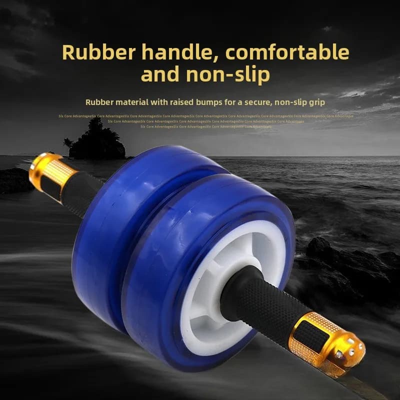 Healthy Belly Wheel Multifunctional Fitness Silent Roller Dual Wheel Ab Rollers Portable Fitness Equipment Body Building