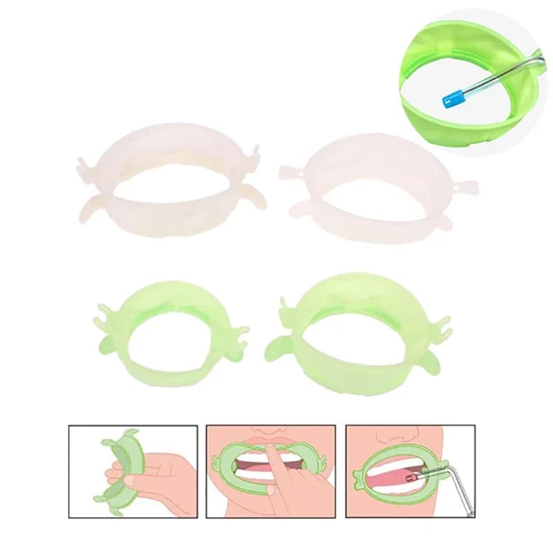 3 Pz S/M/L Dentale Lip Devaricator Glove Open Tooth Whitening Bocca Lip Opener Spreader Orthodontic Tool for Dentists