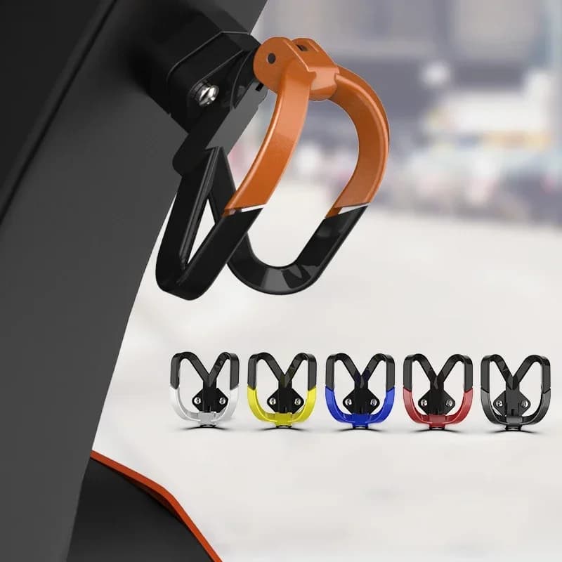 Gancio per moto multifunzione universale Gancio per borsa per bagagli Artiglio per casco Supporti per trasporto doppia bottiglia per accessori moto