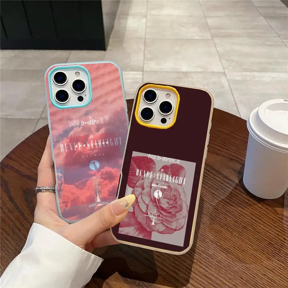 Revue Starlight Phone Case Jelly Dual-Layer Shockproof Phone Case for iPhone 17 16 15 14 13 12ProMax