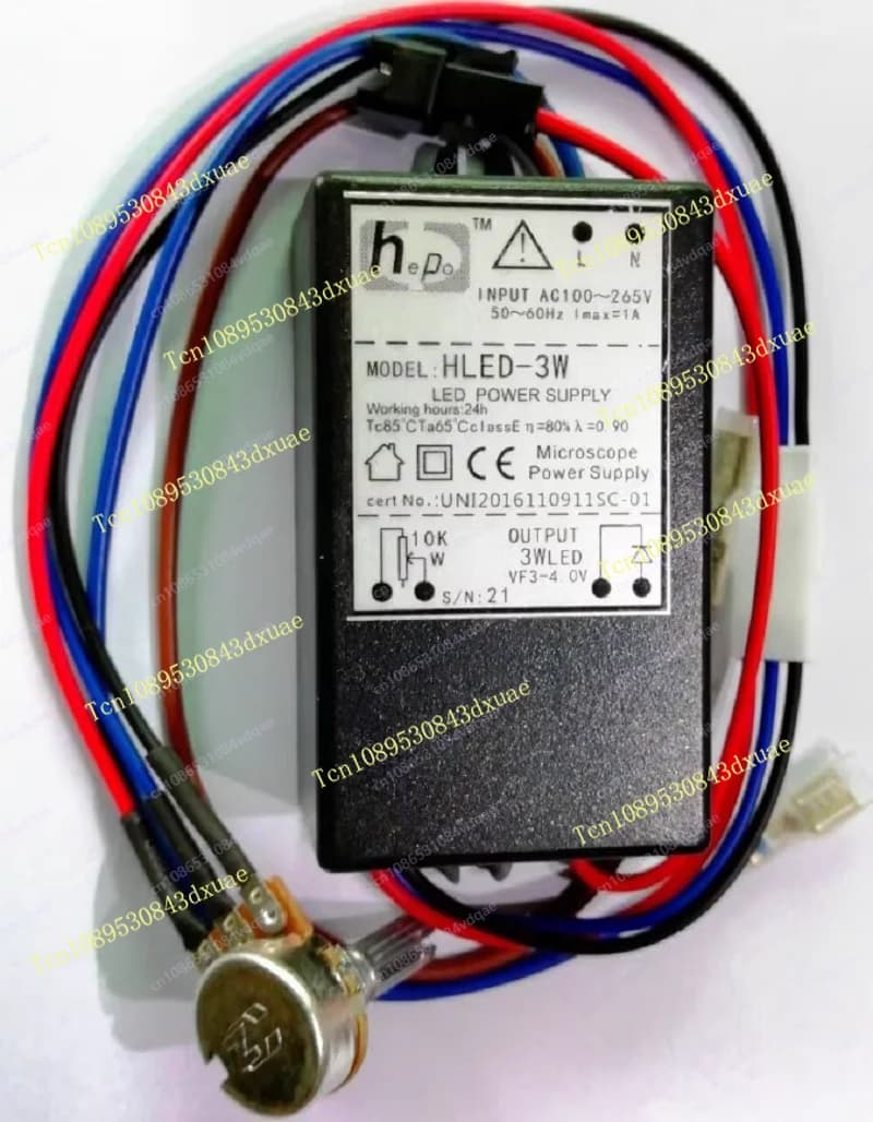 Microscopio Potenza LED Dimmerabile HLED-5W, HLED-5W1, HLED-5WS, Perline LED 5W