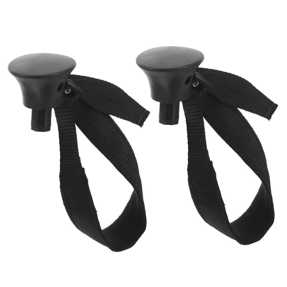 2 Pieces Adjustable Dust Straps for Trekking Sticks, Skiing, Hiking, Stroller Stick Accessories, Safety Belt for Open Sports Walking Stick