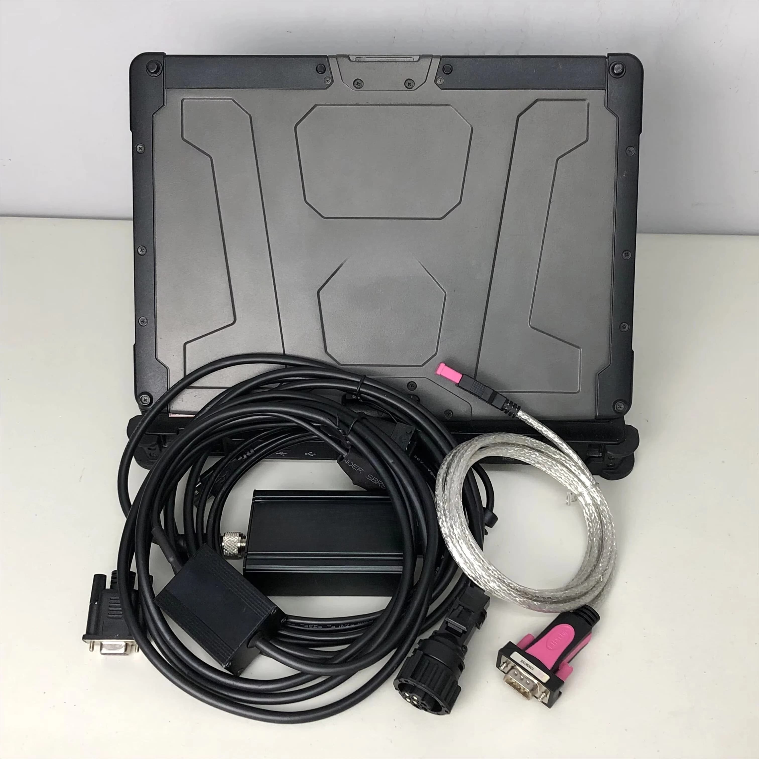 Getac V110 Laptop for Linde Canbox Forklift Diagnostic Tool for Linde Doctor Canbox LSG Truck Doctor Pathfinder Canbox 2