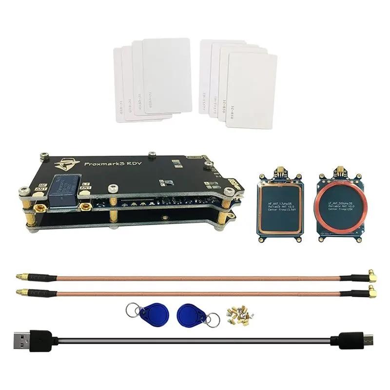 ABMF - Kit Proxmark 3 Proxmark3 RDV2 512K aggiornato con memoria PM3 DEV, Lettore/Scrittore RFID IC ID M1