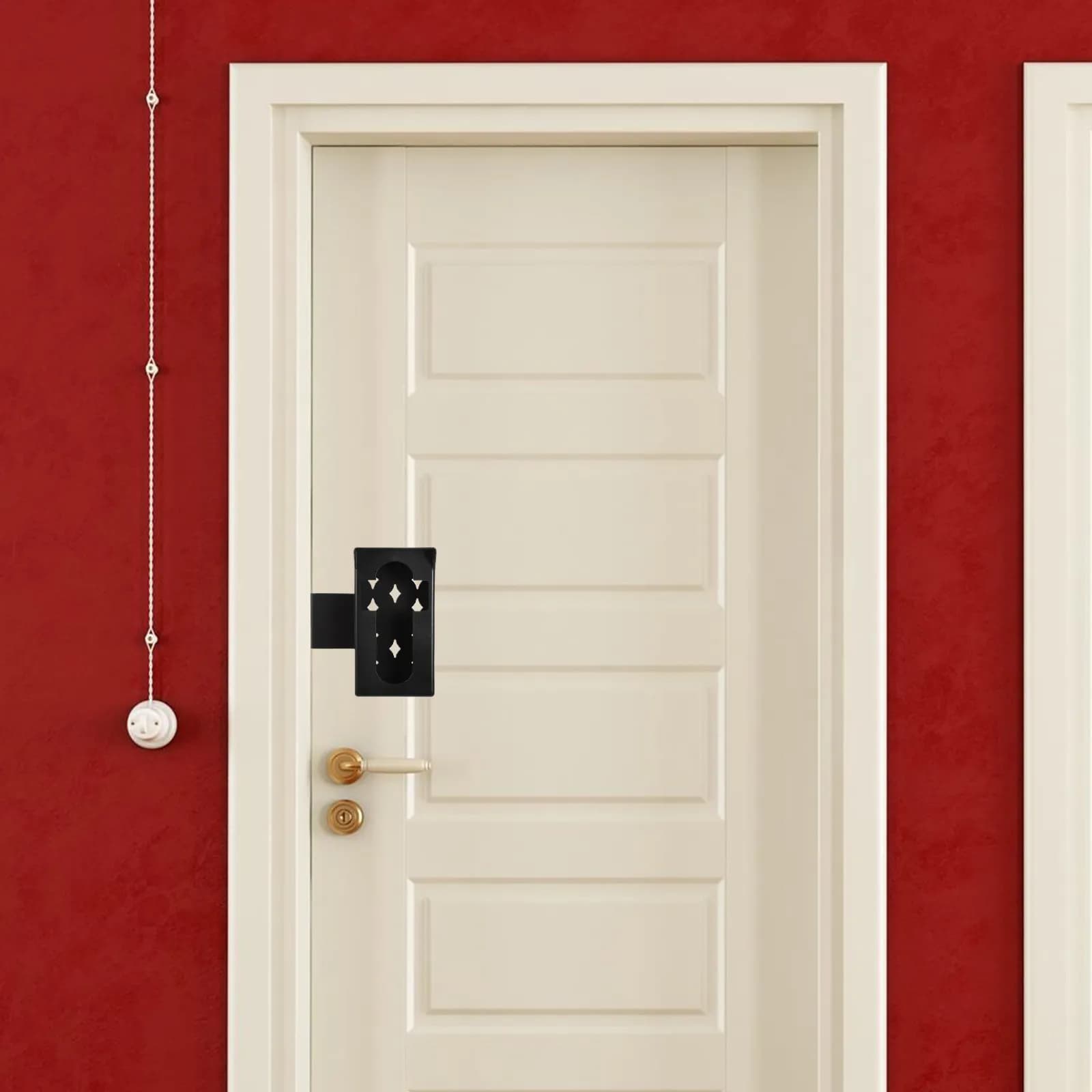 1Set Anti Theft Video Doorbell Mount No Drill Installation Renter Friendly for Apartment Door Compatible Ring Blink Camera