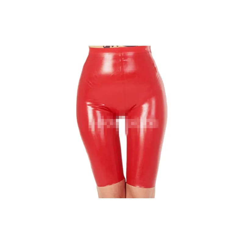 Nuovi Pantaloncini Aderenti in Lattice per Donna, Sexy, Rossi, per Cosplay, Taglie da XS a XXL