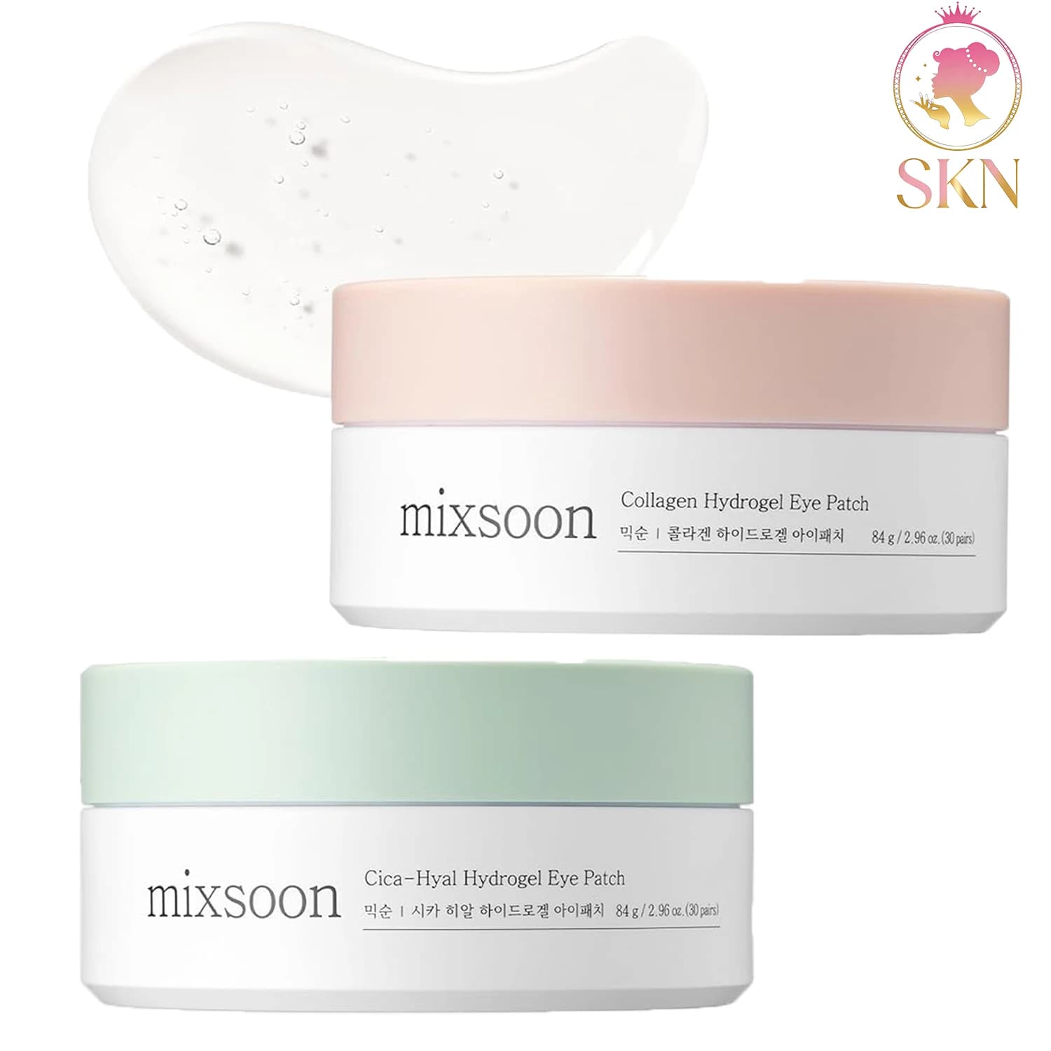 Patch Eyes to the Korean Peptidic Collagen, Patch Idrogel for Eyes, Nuts, Hydrate, Rassoda, Reduces Subtile Rows, Bags under Eyes, Pigmentation, Skin Care Bearings