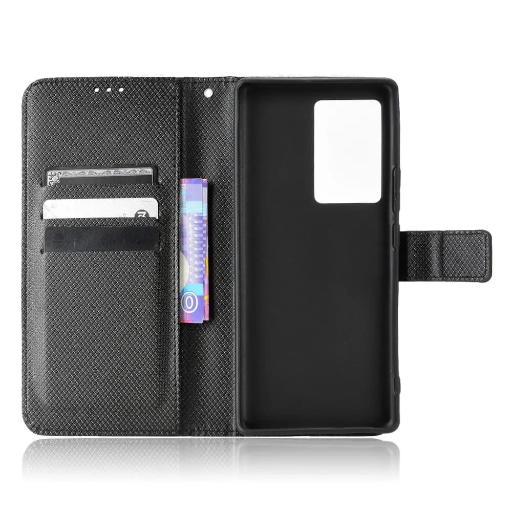Per ZTE Axon 40 Pro Custodia di lusso Flip Diamond Pattern Pelle PU Custodia a portafoglio in pelle per ZTE Axon 40Pro Borsa per telefono