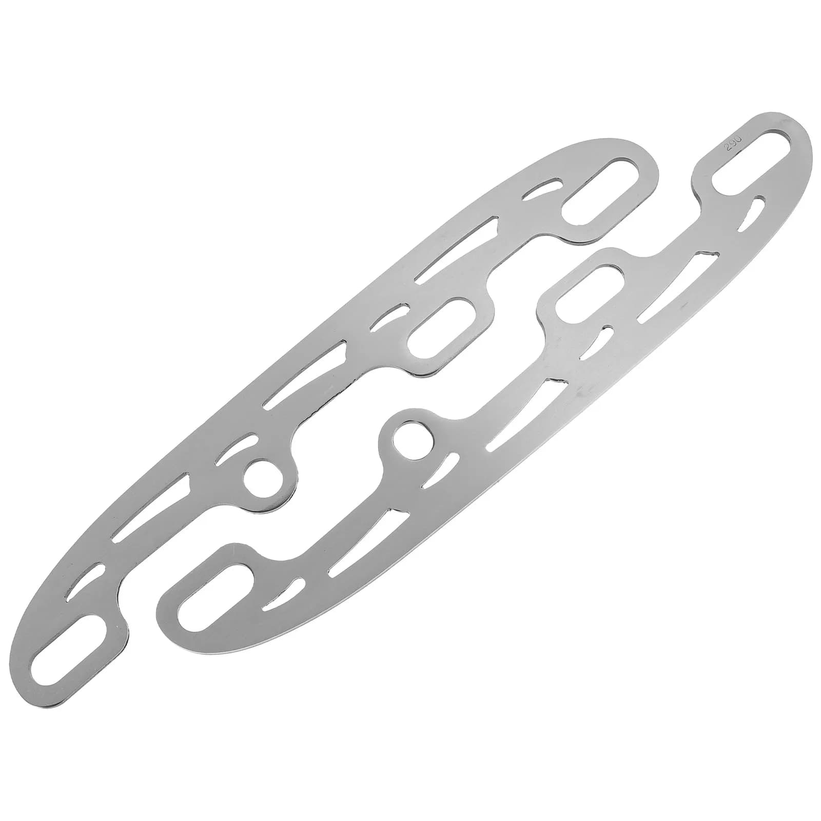 1 paio di lame di ricambio per pattini da ghiaccio, per uso interno ed esterno, struttura rigida, materiale sicuro, design semplice ed elegante.