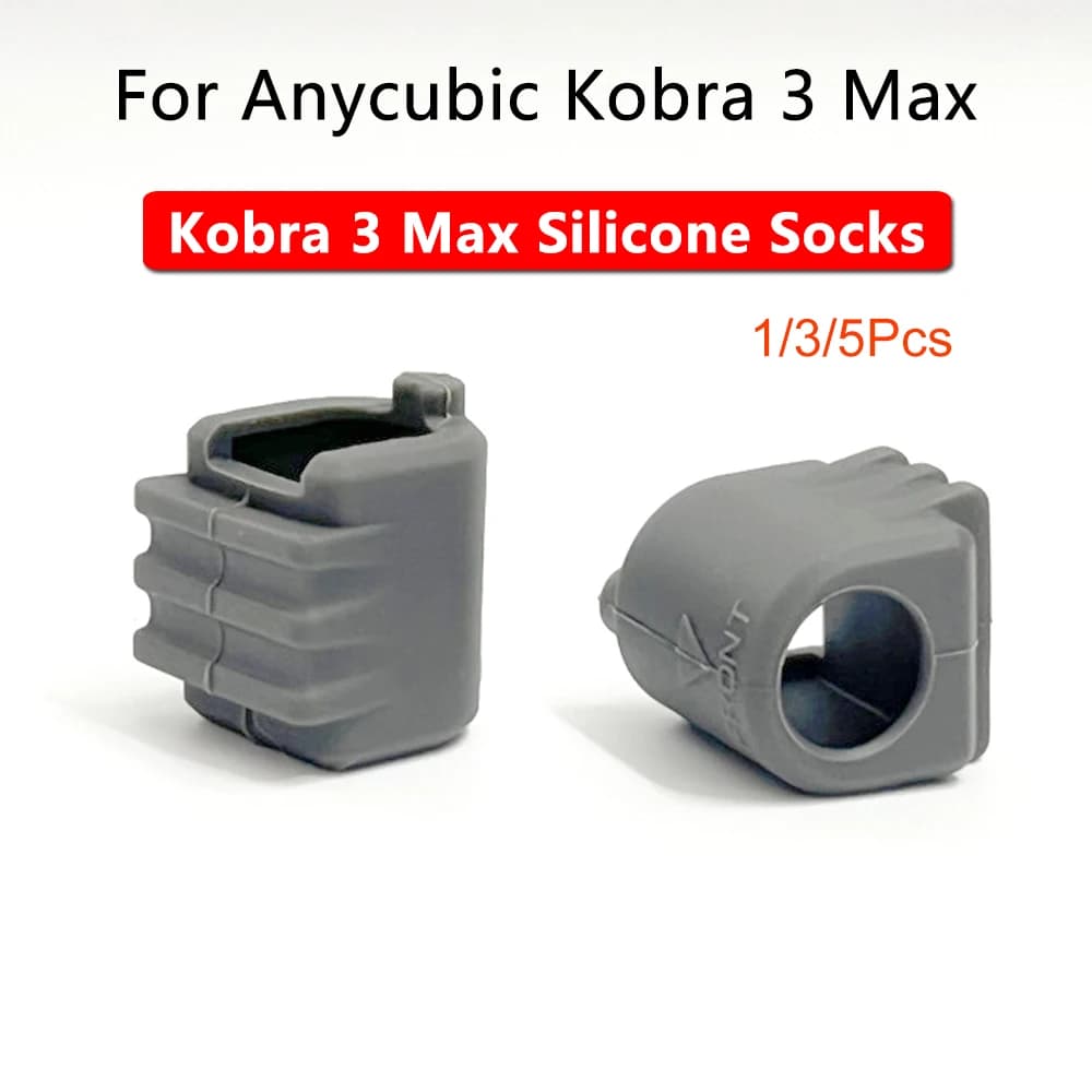 1/3/5 pezzi custodia in silicone per Anycubic Kobra 3 Max/Kobra 3Max Combo Hotend custodia protettiva isolamento termico calzini in silicone