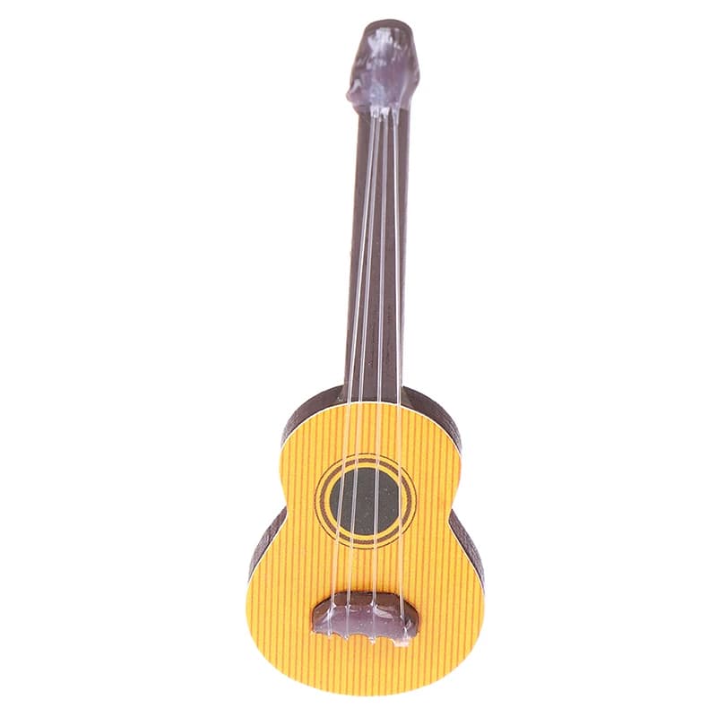 1:12 Dollhouse miniature guitar accessories instrument doll house ornament