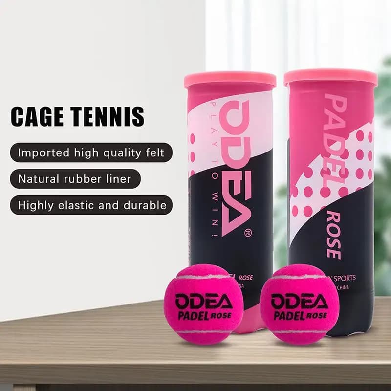 3Pcs Competition Grade Padel Balls High Bounce Premium Training Tennis Balls for Pro Player Daily Practice