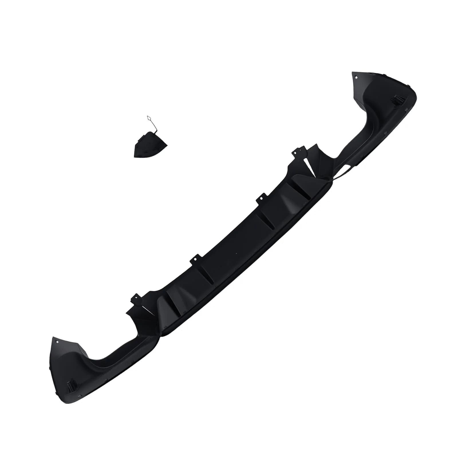 Rear diffuser for BMW G01 X3 M40i M-Sport 2018-2021 Black Polished PP Style New