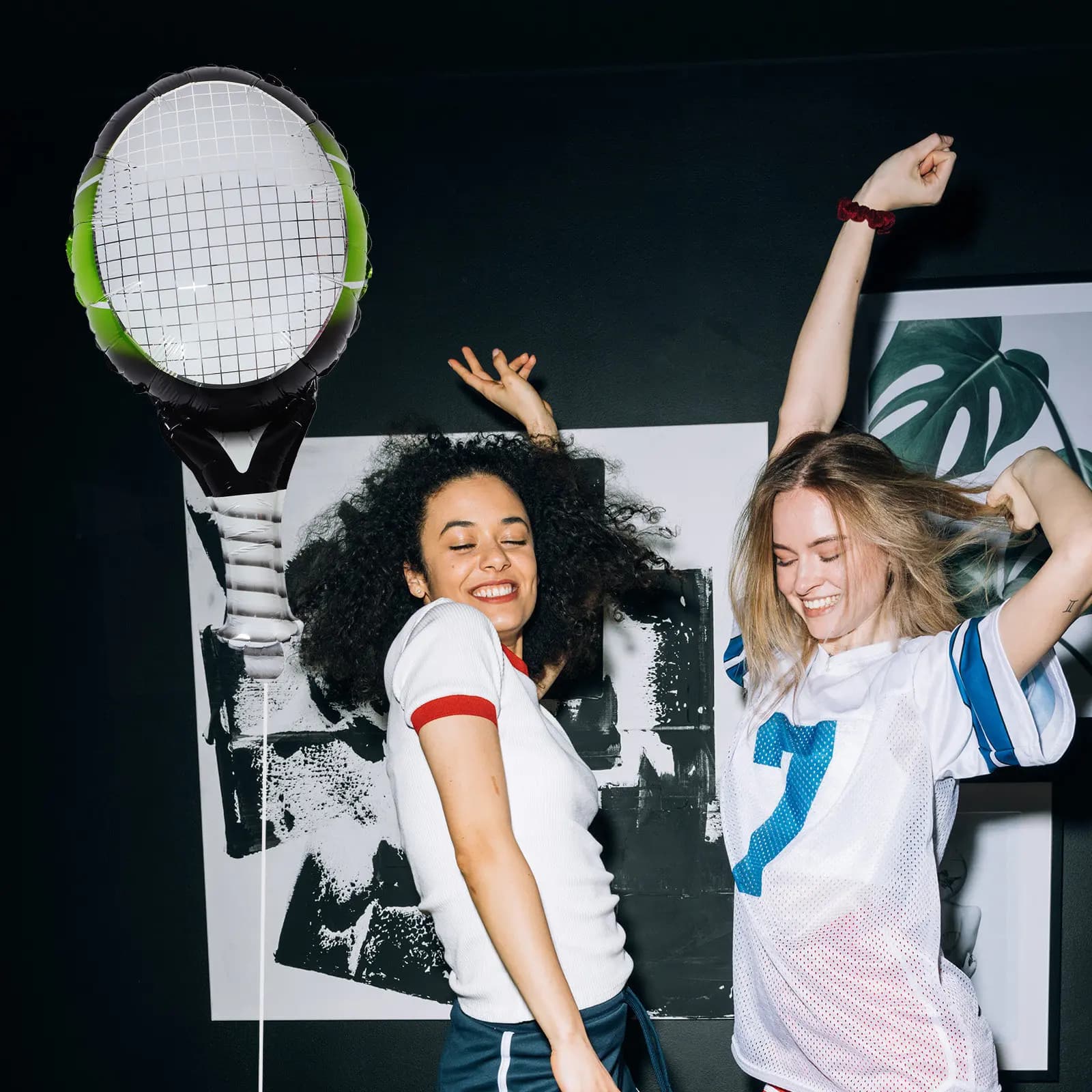 10 Palloncini Gialli a Forma di Palla da Tennis in Foil Premium, Gonfiabili, per Feste a Tema Tennis, Compleanni e Celebrazioni Sportive