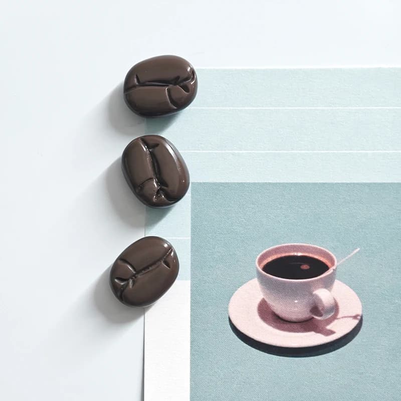 10pcs of Realistic Coffee Bean Fridge Magnets Fun Decorations for Your Fridge Oven Whiteboard And Other Metal Surfaces