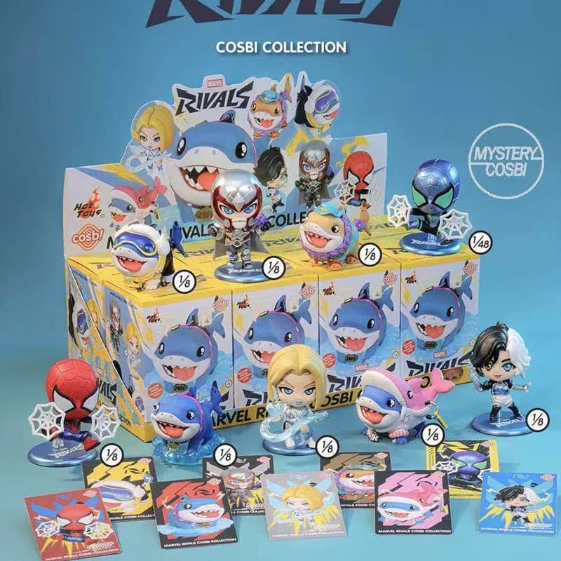 Hot Toys Marvel Rivals Cosbi Collection Mystery Blind Box Mini Action Figure da Collezione per Appassionati e Collezionisti Marvel