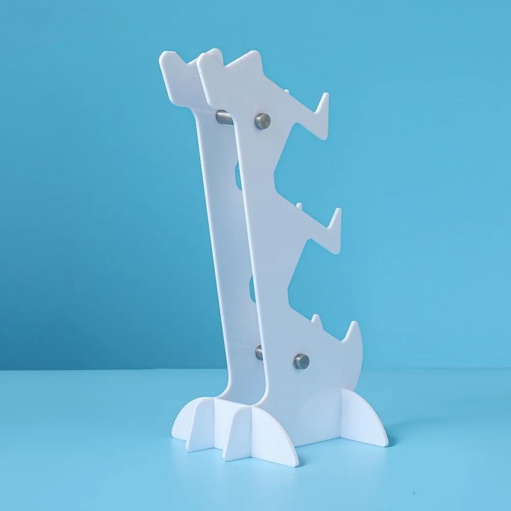 Gaming Setup Three-layer Gaming Controller Stand Acrylic Sturdy Headphone Stand Desktop Organizer for PS5/PS4/Xbox/Switch