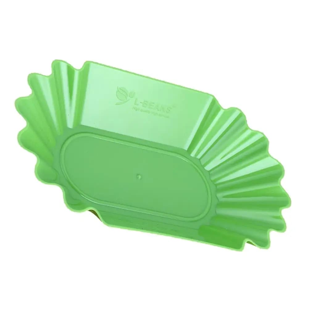 Food Safe PP Plastic Tray Oval Serving Plate for Coffee Beans Snacks Canteen Kitchen Use