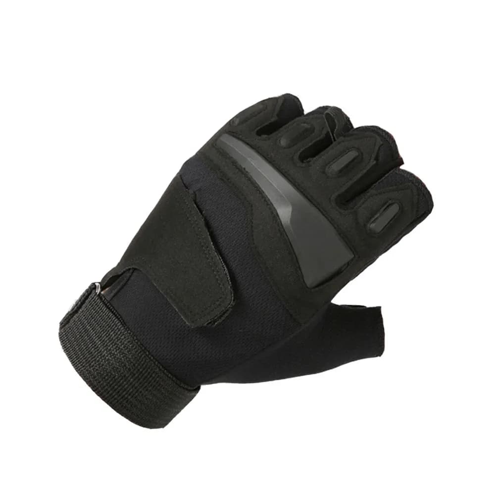 Guanti da Ciclismo Neri XL Mezze Dita Traspiranti ad Asciugatura Rapida Anti-Sudore Antiurto con Presa Migliorata per Ciclismo, Mountain Bike e Trail