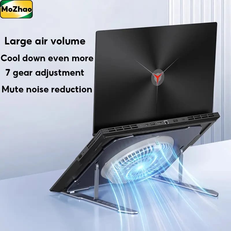 MoZhao Laptop radiatore Rack di raffreddamento scaffale in lega di alluminio supporto per Tablet regolabile staffa per Computer maggiore raffreddamento del libro di gioco